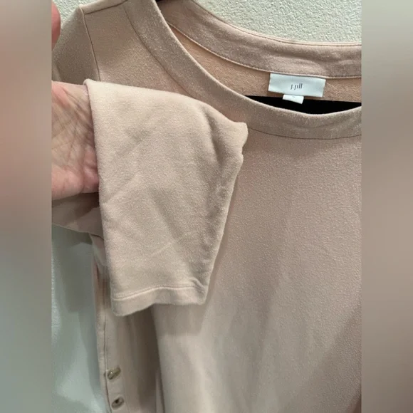 J. Jill Blush long sleeve Button side Blouse size medium read description - Picture 3 of 4
